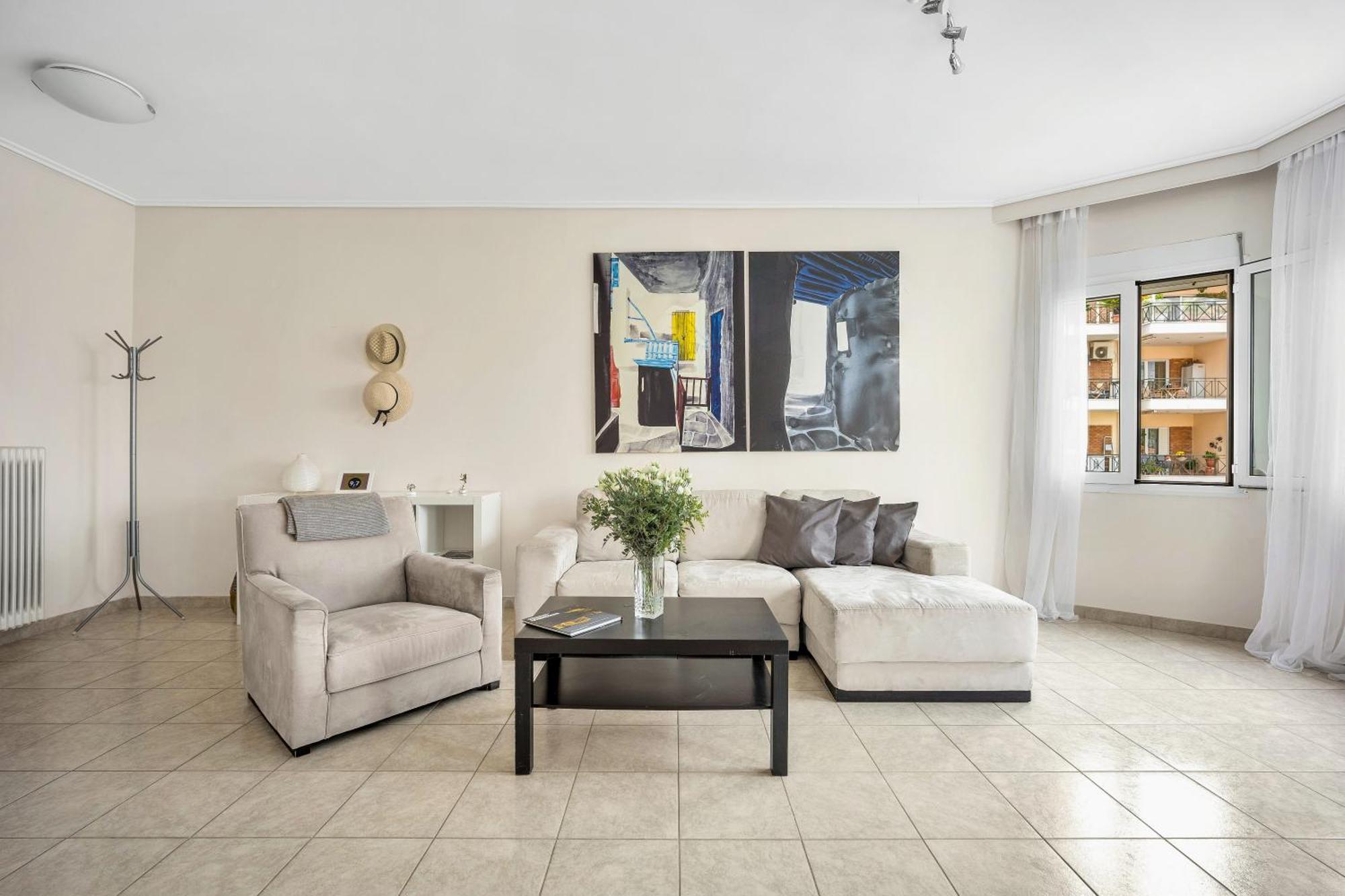 Fabulous Central Apartment Close To The Sea! Chalkís Exterior foto